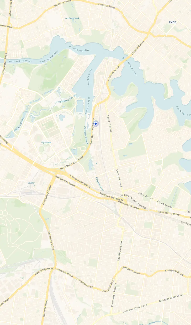 Map of the Liberty Grove service area and the surrounding suburbs we cover.